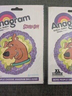 18” Scooby-Doo Purple Foil Balloon Anagram XL XtraLife Hanna Barbara 18" Mylar